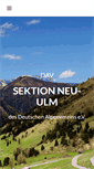 Mobile Screenshot of dav-neu-ulm.de